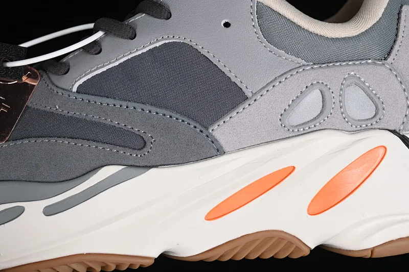 All Categories Ad Yeezy Coconut Series G Version Ad Yeezy Boost 700 "Magnet" FV9922 Kanye Coconut 700 3M Reflective Running Shoes